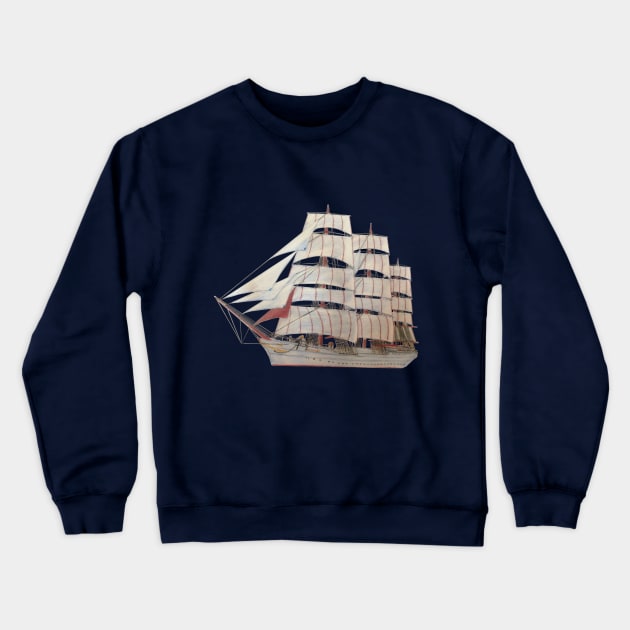 Frigate ship Crewneck Sweatshirt by An.D.L.
